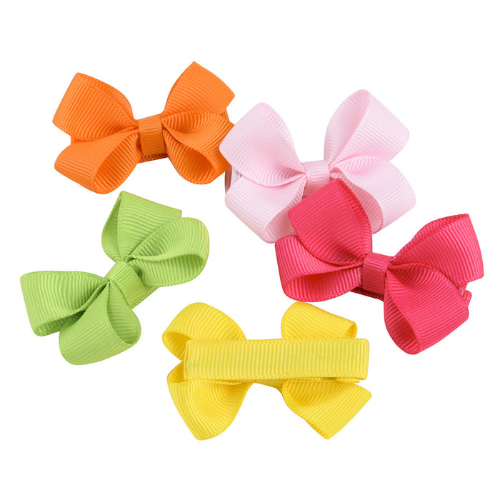 Wholesale Contrast Color Three-dimensional Twisted Leaf Bow Set JDC-HC-Xiane023