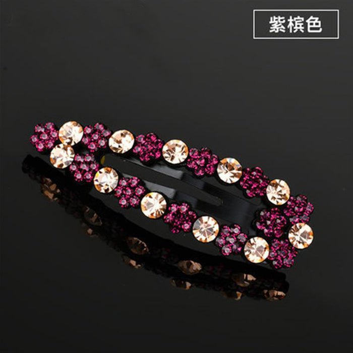 Wholesale Diamond Crystal Alloy Hairpin JDC-HC-GuoQY001