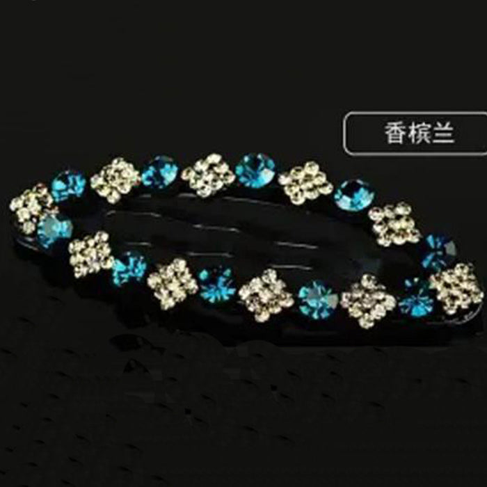 Wholesale Diamond Crystal Alloy Hairpin JDC-HC-GuoQY001