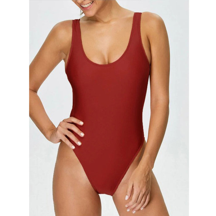 Wholesale Solid color premium triangle hot spring sexy swimsuit