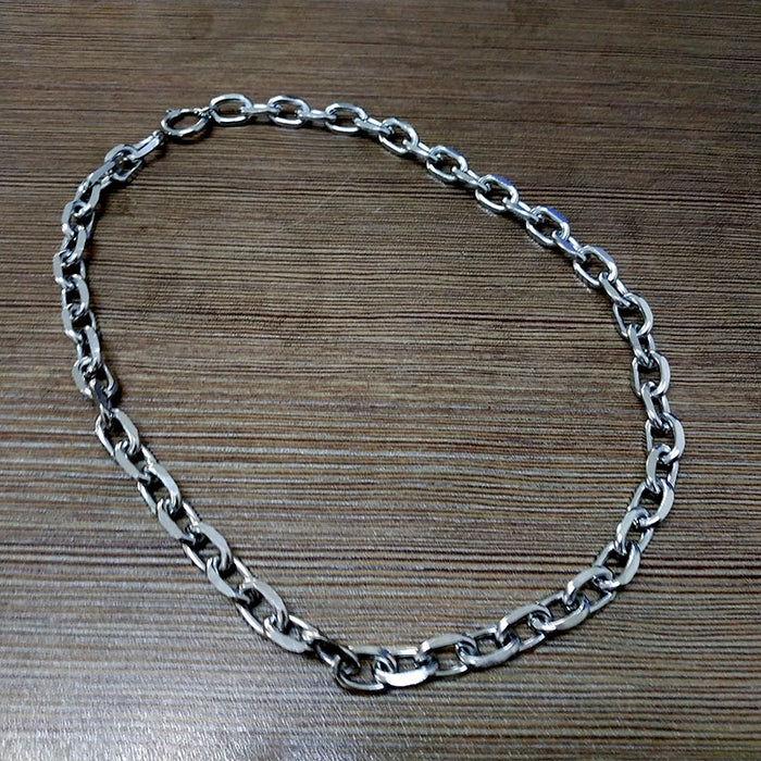 Wholesale Accessories: stainless steel jewelry,  simple thick chain,  titanium steel necklace,  bracelet,  earrings,  jewelry set