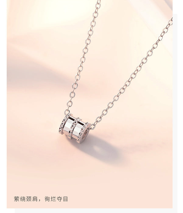 Wholesale Silver jewelry, pure silver necklace, women's niche design, pendant, temperament jewelry