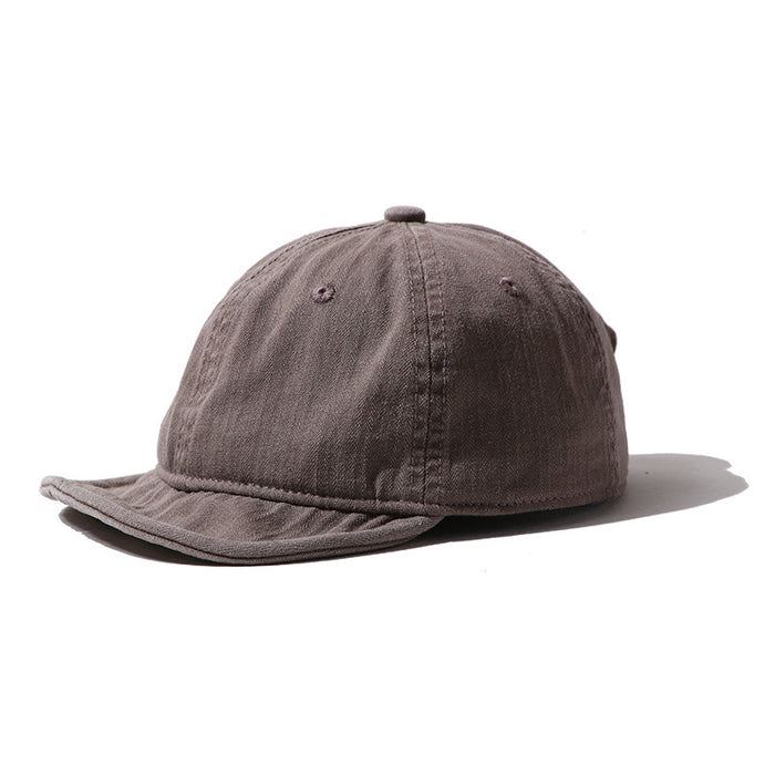 Wholesale Hat casual fashion washed soft top baseball cap simple and versatile small brim duckbill cap