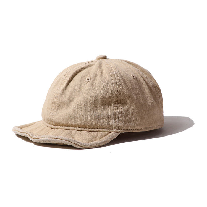 Wholesale Hat casual fashion washed soft top baseball cap simple and versatile small brim duckbill cap