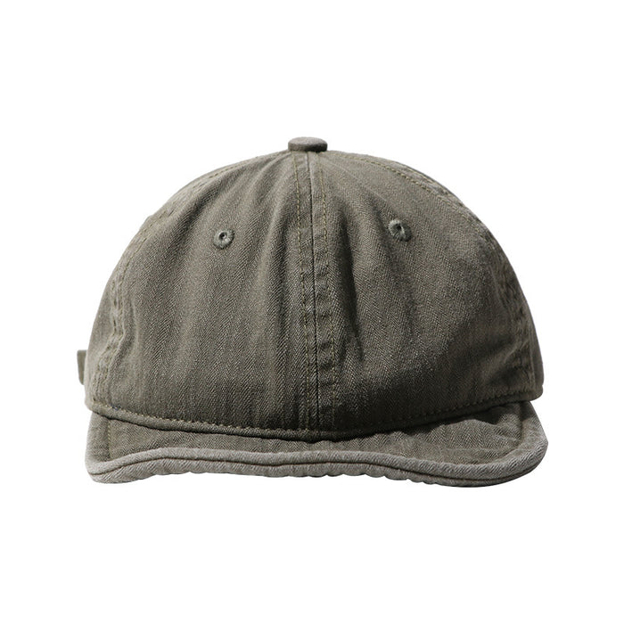 Wholesale Hat casual fashion washed soft top baseball cap simple and versatile small brim duckbill cap