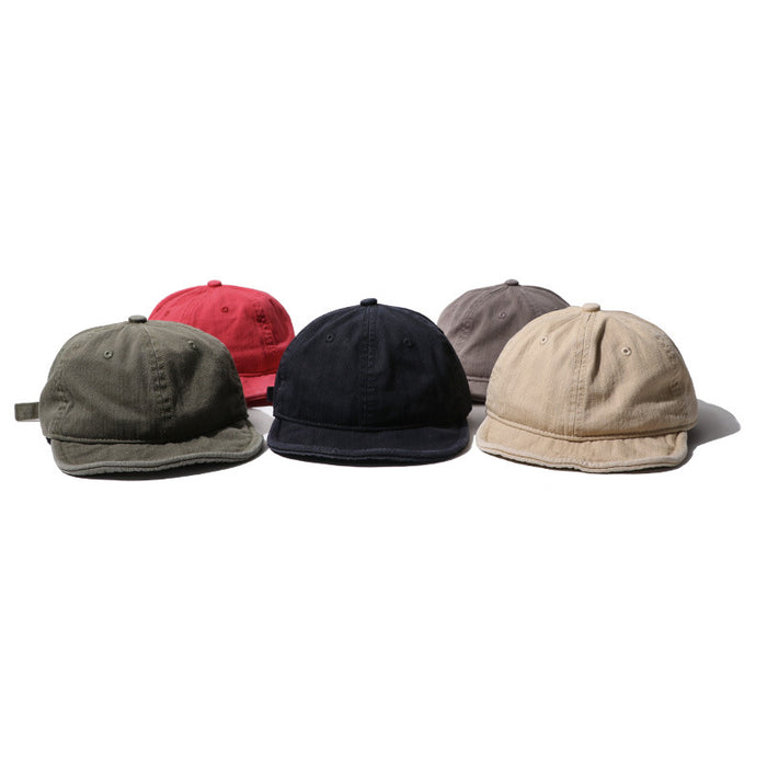 Wholesale Hat casual fashion washed soft top baseball cap simple and versatile small brim duckbill cap