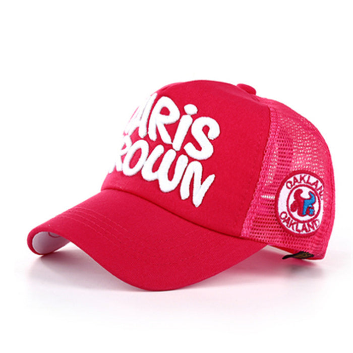 Wholesale Summer outdoor sunshade kids'  mesh baseball cap