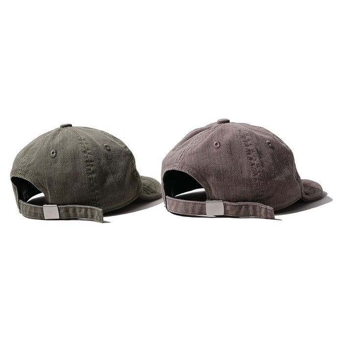 Wholesale Hat casual fashion washed soft top baseball cap simple and versatile small brim duckbill cap