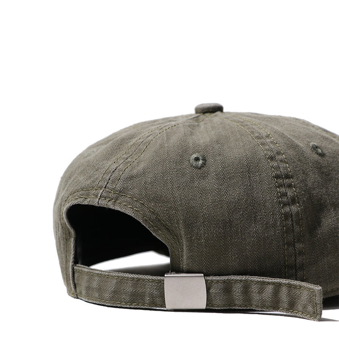 Wholesale Hat casual fashion washed soft top baseball cap simple and versatile small brim duckbill cap