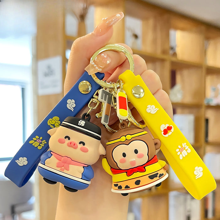 Wholesale PVC Cartoon Doll Keychain JDC-KC-MengXu001