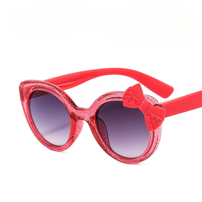 Wholesale Children's Bow Anti-UV PC Sunglasses JDC-SG-XIa075