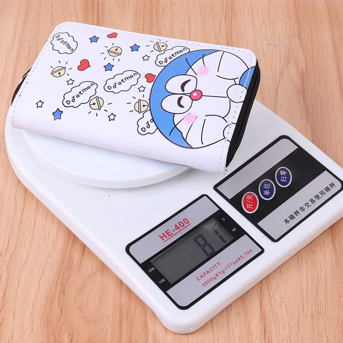 Wholesale Cartoon Cute Zipper pu Leather Multi-compartment Coin Purse for Boys and Girls Students