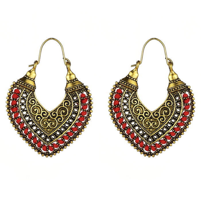 Wholesale   earrings earrings jewelry vintage  hollow carved earrings