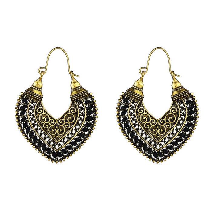 Wholesale   earrings earrings jewelry vintage  hollow carved earrings