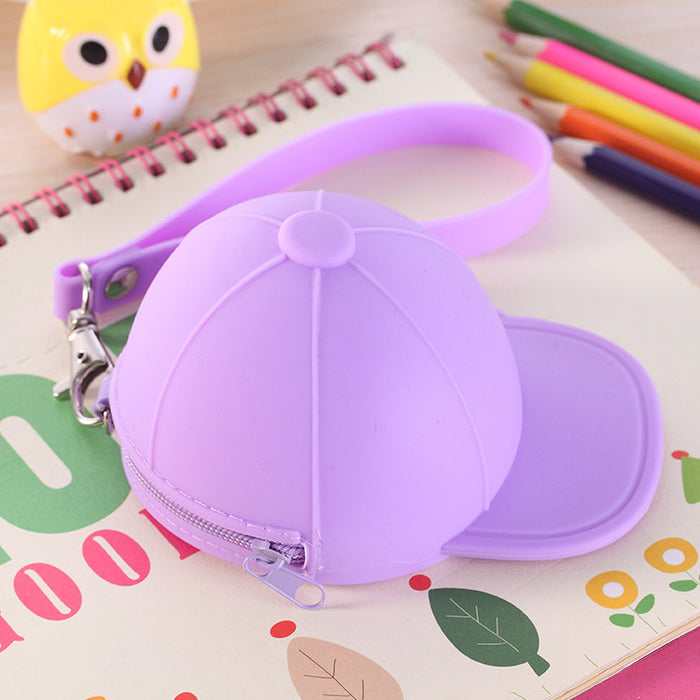 Wholesale Silicone Baseball Cap Coin Purse JDC-WT-YouTu002