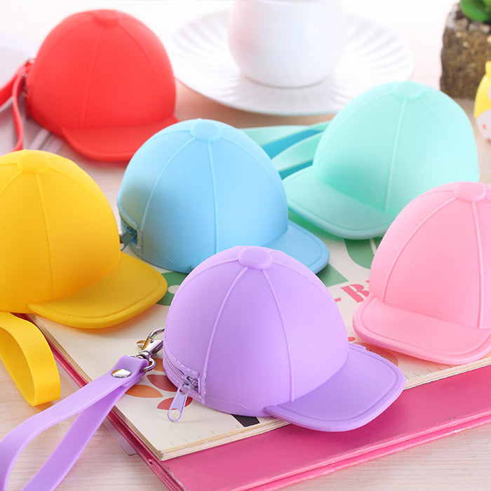 Wholesale Silicone Baseball Cap Coin Purse JDC-WT-YouTu002