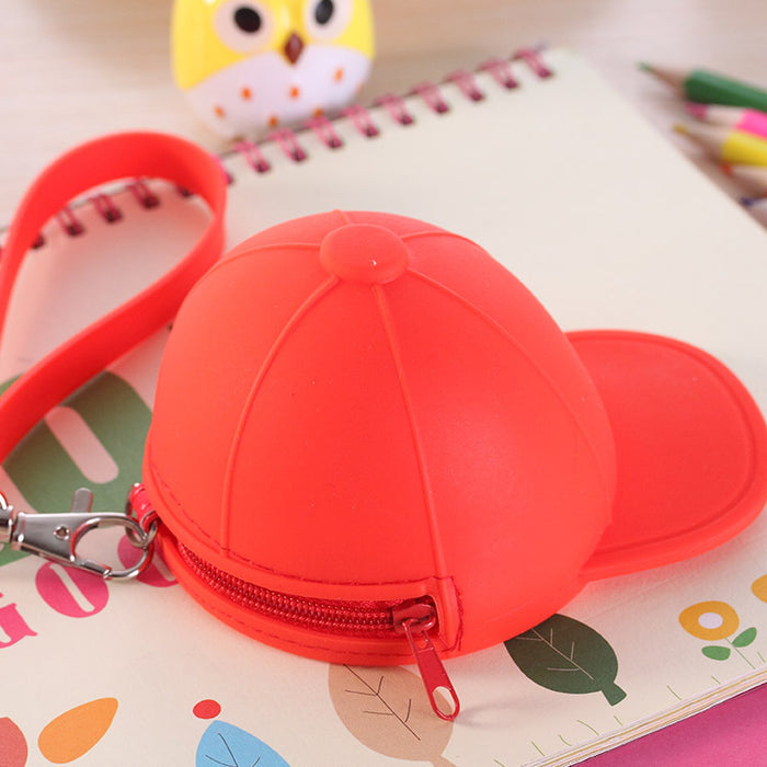 Wholesale Silicone Baseball Cap Coin Purse JDC-WT-YouTu002