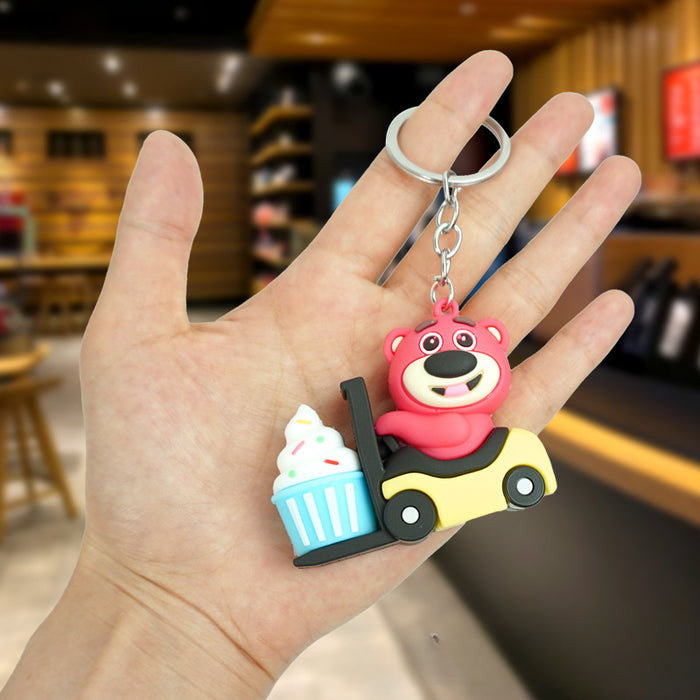 Wholesale Rubber Cartoon Doll Keychain JDC-KC-Yexiang016