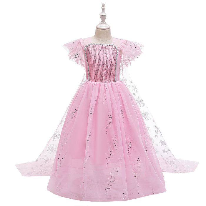 Wholesale Mesh Puffy Princess Florist Dress Aisha Dress Children's Children's Costume