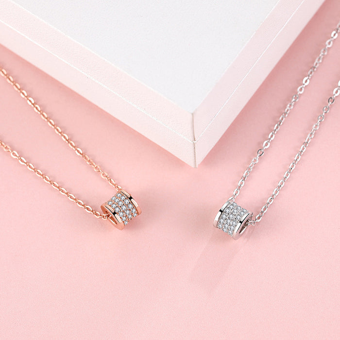 Wholesale Silver jewelry, pure silver necklace, women's niche design, pendant, temperament jewelry