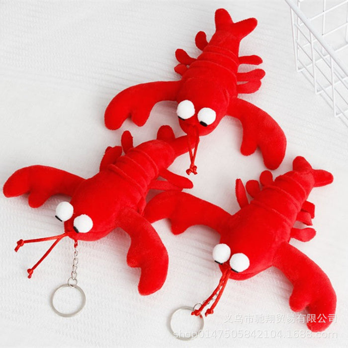 Wholesale Cute Cute Internet Celebrity Crayfish Pendant Plush Doll Small Mini Crab Doll Pendant Cartoon
