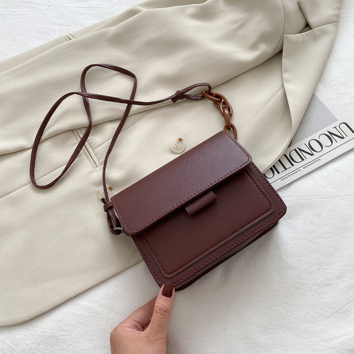 Wholesale Small bag new casual versatile fashionable small square bag retro shoulder crossbody bag