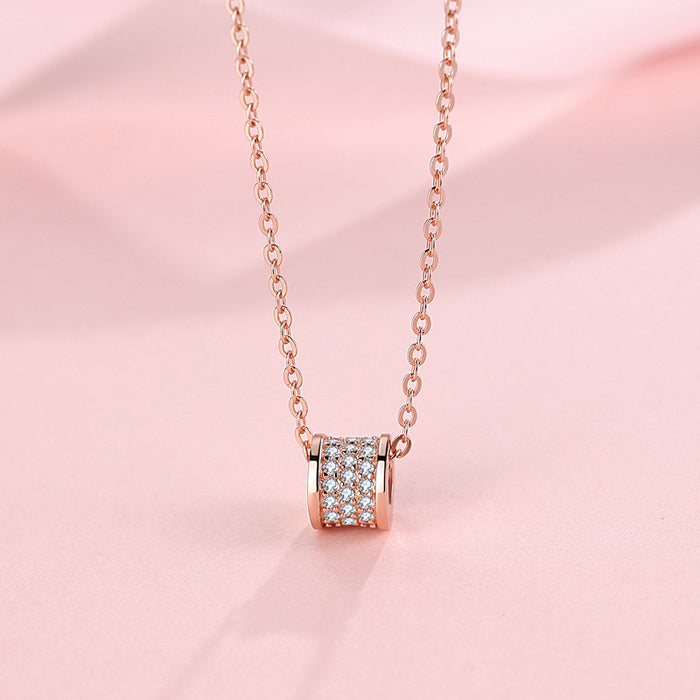 Wholesale Silver jewelry, pure silver necklace, women's niche design, pendant, temperament jewelry