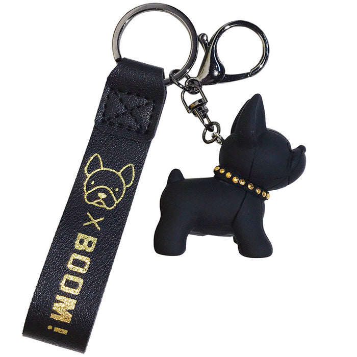 Wholesale Cartoon Resin French Bulldog Keychain JDC-KC-YY096
