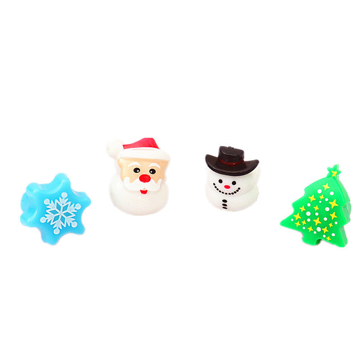 Wholesale Christmas Glowing Cartoon Soft Rubber Ring Prom Party Party Finger Lamp Kidsren' s Toy Elderly Elk Ring