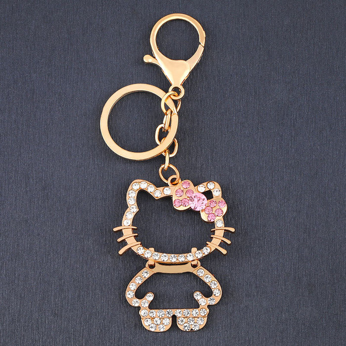 Wholesale Rhinestone Car Keychain for Women JDC-KC-AS006