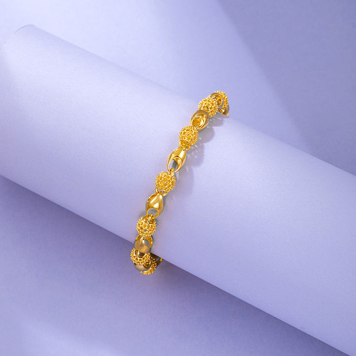 Wholesale Alloy Buddha Bead Hollow Smooth Exquisite Bracelet JDC-BT-XP001