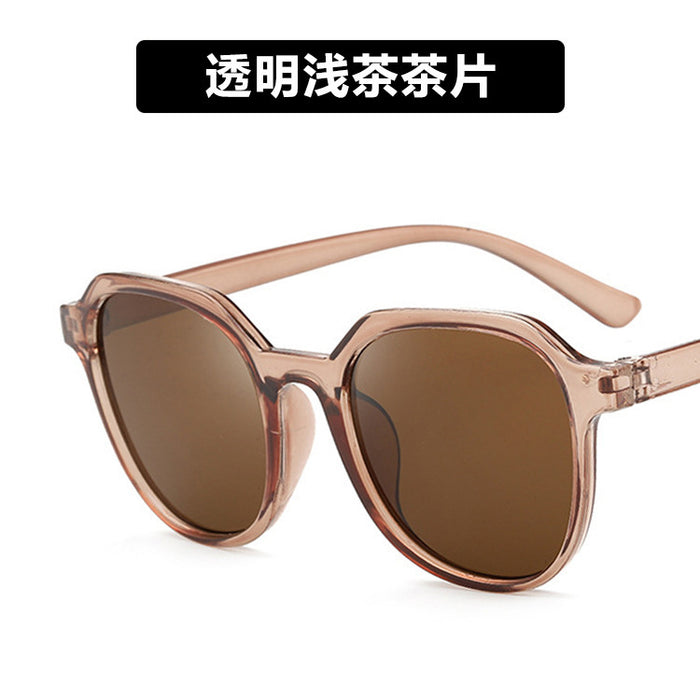 Wholesale Irregular polygon large frame flat lens retro flat lens frame