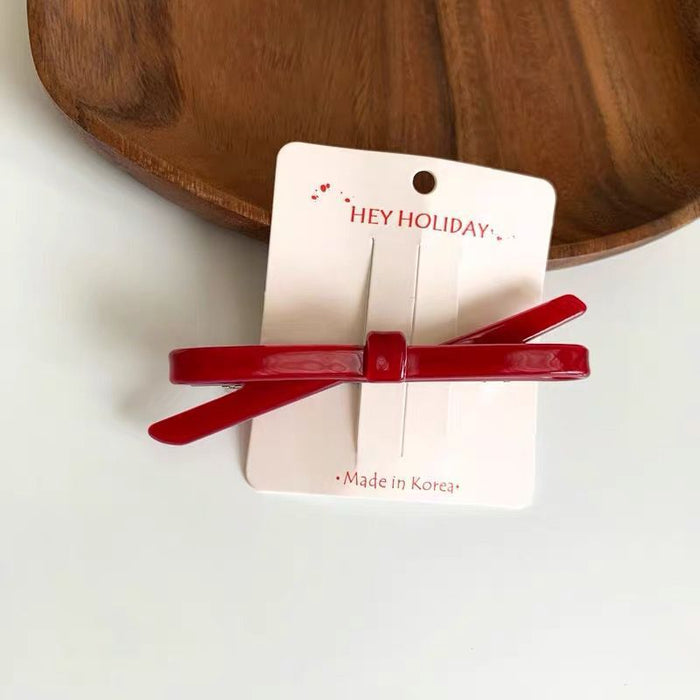 Wholesale Bow Hairpin Acetic Acid Hairpin Back Head Clip Hair Accessories