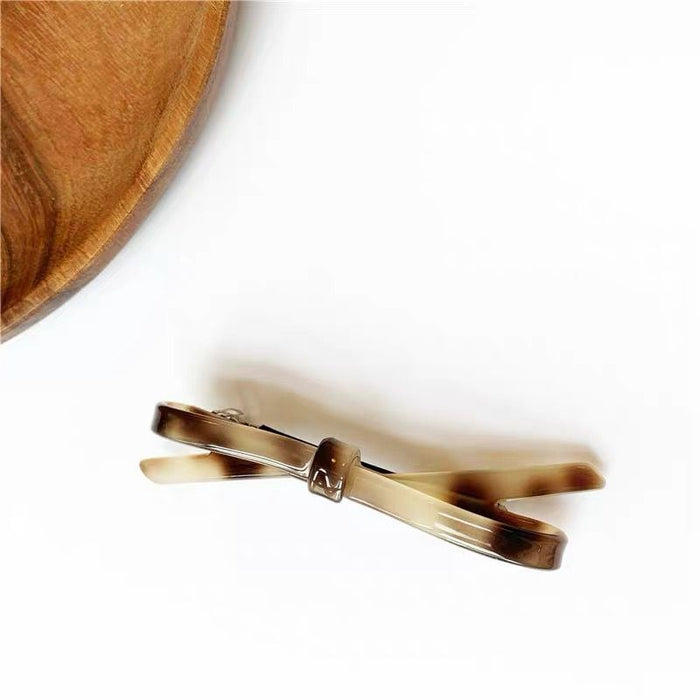 Wholesale Bow Hairpin Acetic Acid Hairpin Back Head Clip Hair Accessories