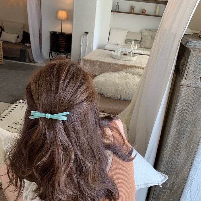 Wholesale Bow Hairpin Acetic Acid Hairpin Back Head Clip Hair Accessories