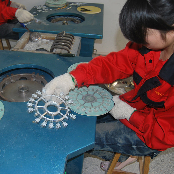 Wholesale Earrings Water Drop Retro Pearl Silver Needle Earrings