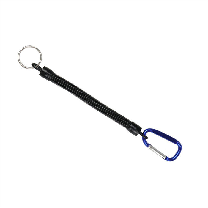 Wholesale Polyester Retractable Fishing Rope Keychain JDC-KC-HouJia004