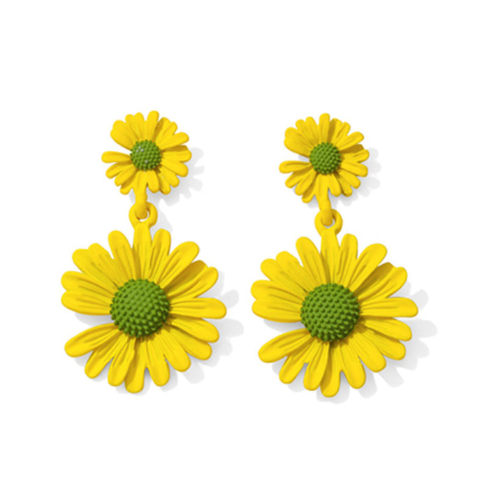 Wholesale Minimalist and Personalized Earrings, Female Flower Earrings, Small and Fresh Earrings