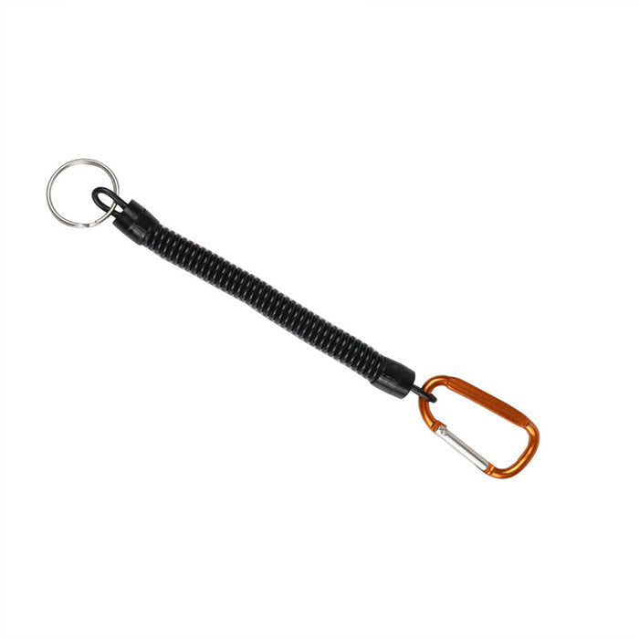 Wholesale Polyester Retractable Fishing Rope Keychain JDC-KC-HouJia004