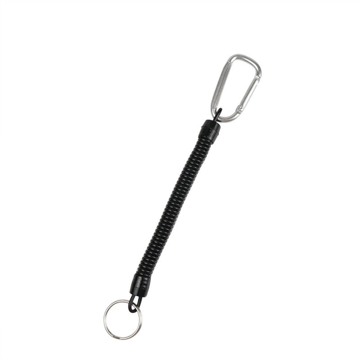 Wholesale Polyester Retractable Fishing Rope Keychain JDC-KC-HouJia004