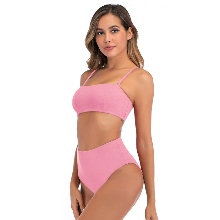 Wholesale Swimsuit Split Swimsuit Sexy Bikini High Waist Swimsuit Swimsuit