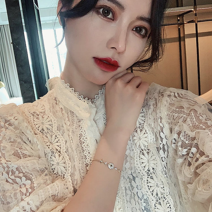 Wholesale Fashionable temperament, adjustable pull-out bracelet, simple design, titanium steel bracelet, bracelet accessories