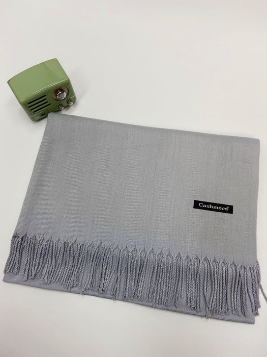 Wholesale Monochrome Imitation Cashmere Scarf Men's and Women's Cold Proof Warm Tassel Shawl Student Dual-use Long Style JDC-SF-GJ004