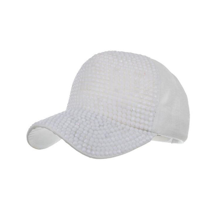 Wholesale Fully diamond breathable baseball cap for sun protection outdoor use
