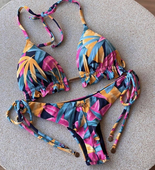 Wholesale Split Print Sexy Bikini Swimsuits (F) JDC-SW-HongSheng002