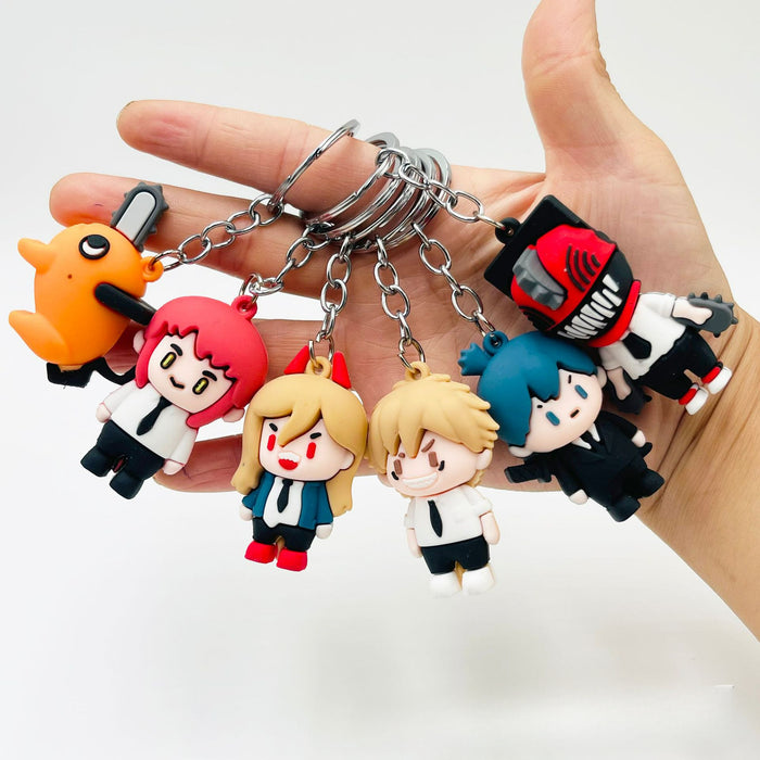 Wholesale Cartoon Creative Anime PVC Soft Keychain JDC-KC-XiangY068