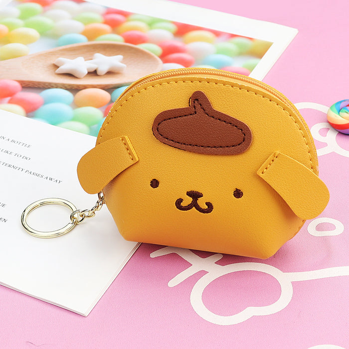 Wholesale PU Leather Embroidered Cat Coin Purse Pink Small Wallet For Keys And Earphones Chic Casual Women S Pouch