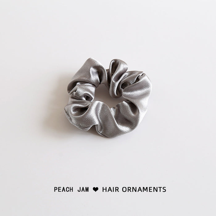 Wholesale Silk satin retro solid color headband, bun shaped hair, rope headband