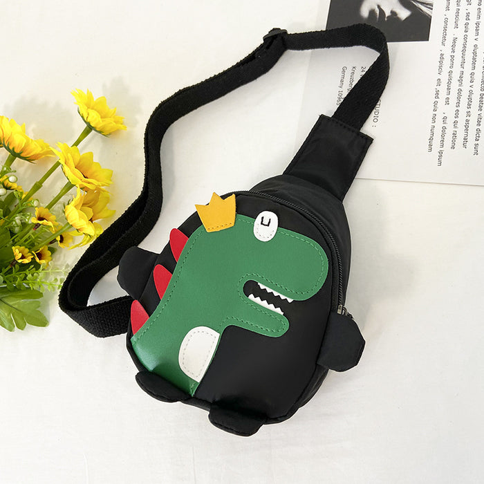 Wholesale Popular Cartoon Cute Children's Chest Bag Small Dinosaur Nylon Cloth Kindergarten Baby Crossbody Bag JDC-SD-TMS001