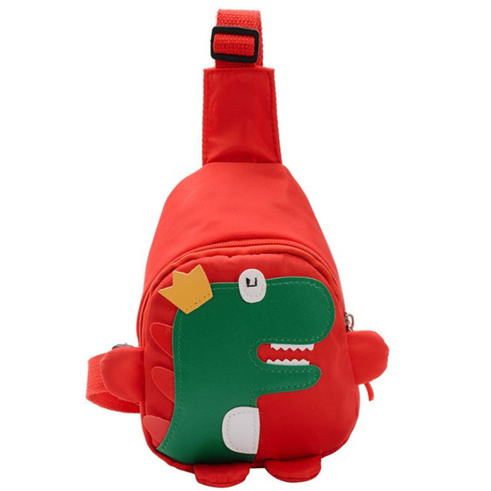 Wholesale Popular Cartoon Cute Children's Chest Bag Small Dinosaur Nylon Cloth Kindergarten Baby Crossbody Bag JDC-SD-TMS001